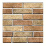 Set 10 x Placi Tapet Autocolant 3D cu Imitatie de Caramida de Piatra, pentru Perete Bucatarie Sufragerie, Usor de