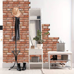 Set 10 x Placi Tapet Autocolant 3D cu Imitatie de Caramida, pentru Perete Bucatarie Sufragerie, Usor de Curatat,