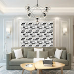 Set 10 x Placi Tapet Autocolant 3D cu Imitatie de Marmura, pentru Perete Bucatarie Sufragerie, Usor de Curatat,