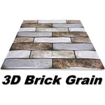 10 x Placi Tapet Autocolant 3D cu Imitatie de Marmura, pentru Perete Bucatarie Sufragerie, Usor de Curatat, Rezistent