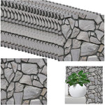 Set 10 x Placi Tapet Autocolant 3D cu Imitatie de Pietre, pentru Perete Bucatarie Sufragerie, Usor de Curatat,