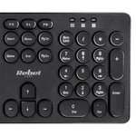Tastatura Wireless 2.4GHz 96-taste WK100 REBEL KOM1028 445x125x20mm
