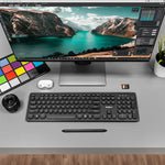 Tastatura Wireless 2.4GHz 96-taste WK100 REBEL KOM1028 445x125x20mm