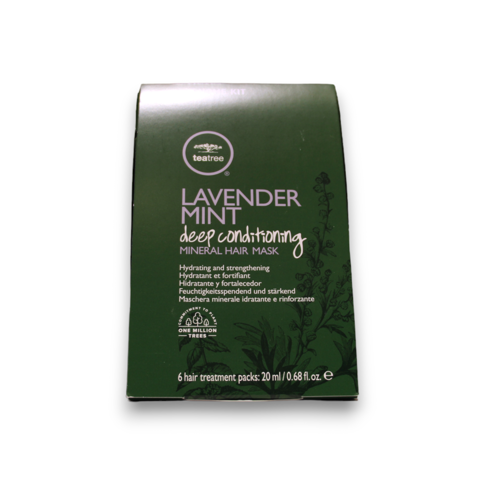 Set, Tea Tree by Paul Mitchell, Lavender Mint Deep Conditioning, Fără parabeni, Mască cremă pentru tratamentul părului, Hidratant și întăritor, 6 buc, 20 ml - Olmarkt