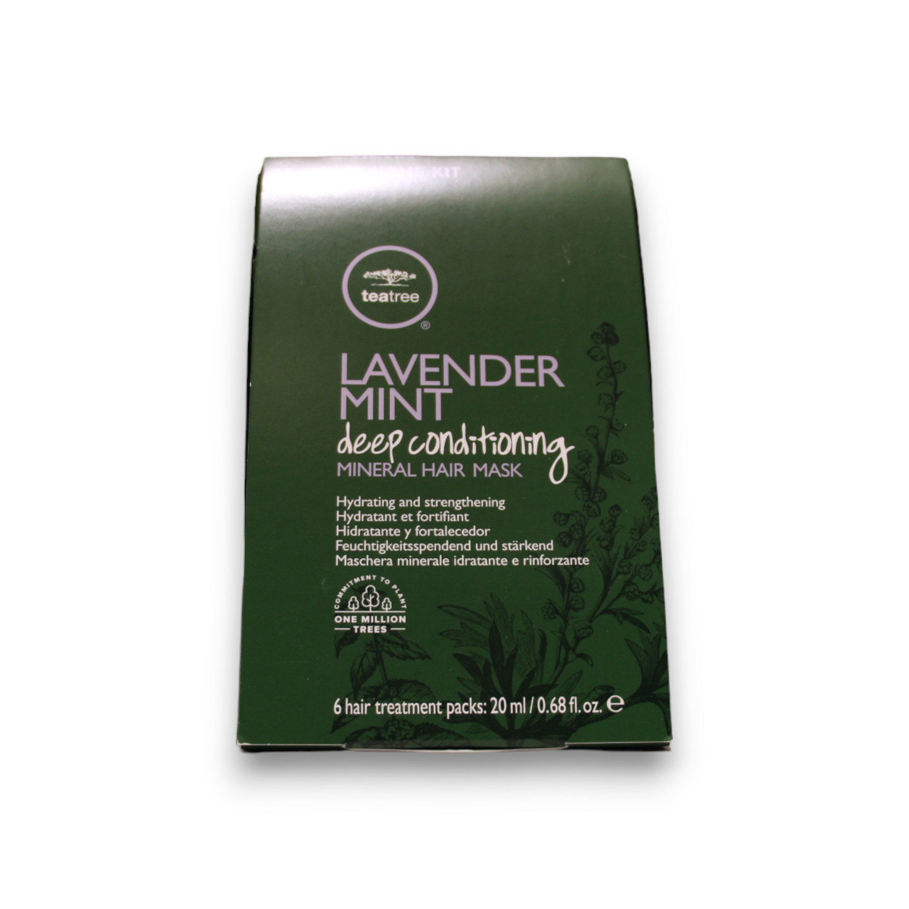 Set, Tea Tree by Paul Mitchell, Lavender Mint Deep Conditioning, Fără parabeni, Mască cremă pentru tratamentul părului, Hidratant și întăritor, 6 buc, 20 ml - Olmarkt