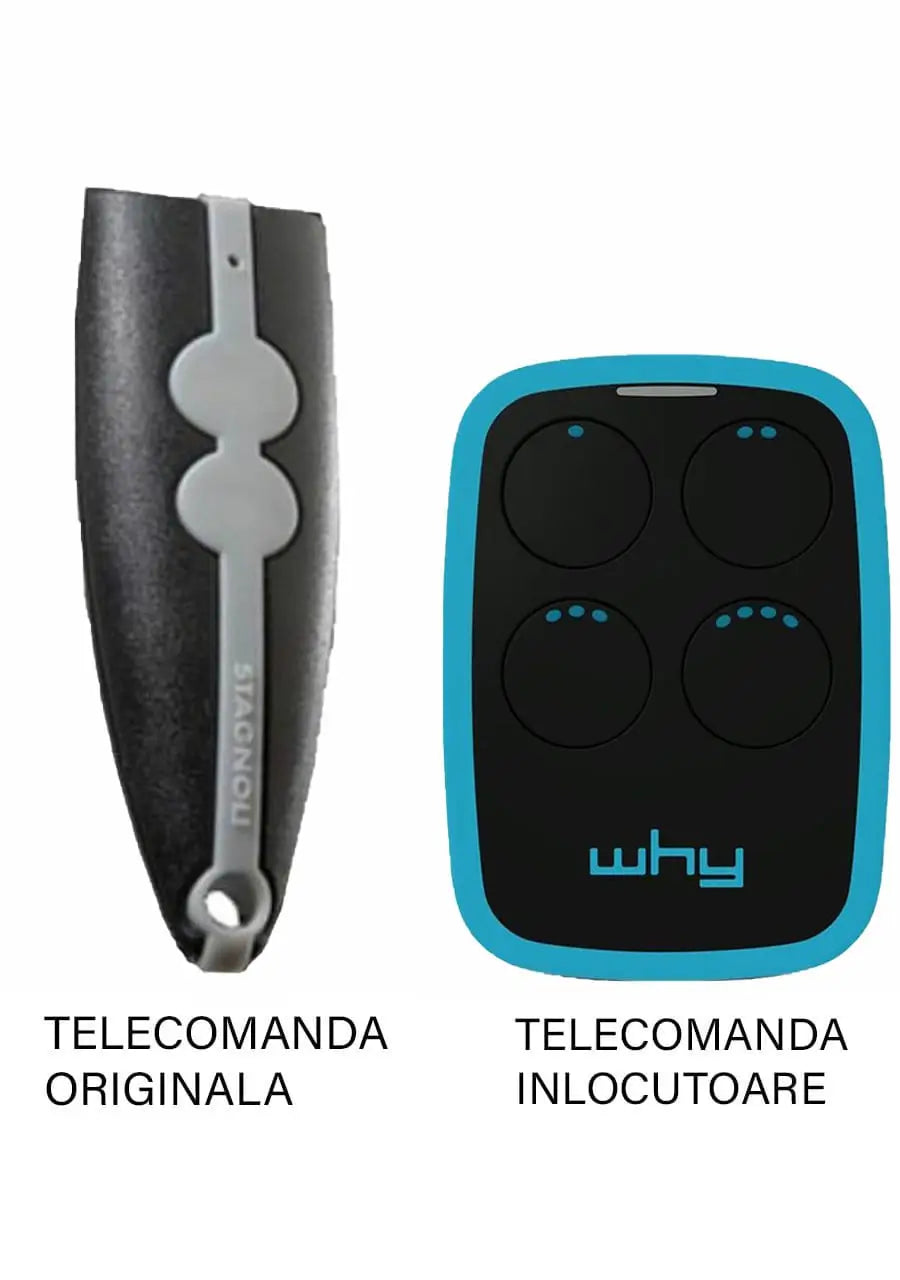 Telecomanda inlocuitoare poarta garaj Stagnoli Venus Av221 cod saritor/ 433.92MHz (593)