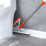 Mop Multifunctional, Flippy, Portocaliu, cu Racleta din Silicon, Maner Telescopic, Curatarea Eficienta a Tuturor