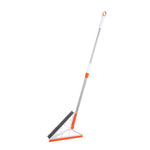 Mop Multifunctional, Flippy, Portocaliu, cu Racleta din Silicon, Maner Telescopic, Curatarea Eficienta a Tuturor
