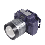 Lanterna LED de Montat pe Cap, Flippy, cu Raza Lunga de Zoom, Far Telescopic, Reglabil, Rezistent la Apa, pentru