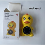 Termometru Electronic LED pentru Baie, Plutitor, Rezistent la apă, IPX7, Multifunctional, 3 Trepte de Temperatura,