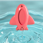 Termometru pentru Baie, Flippy, Plutitor, Rezistent la apa, Multifunctional, Model Avion, 11x10x4 cm, Rosu