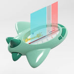Termometru pentru Baie, Flippy, Plutitor, Rezistent la apa, Multifunctional, Model Avion, 11x10x4 cm, Verde