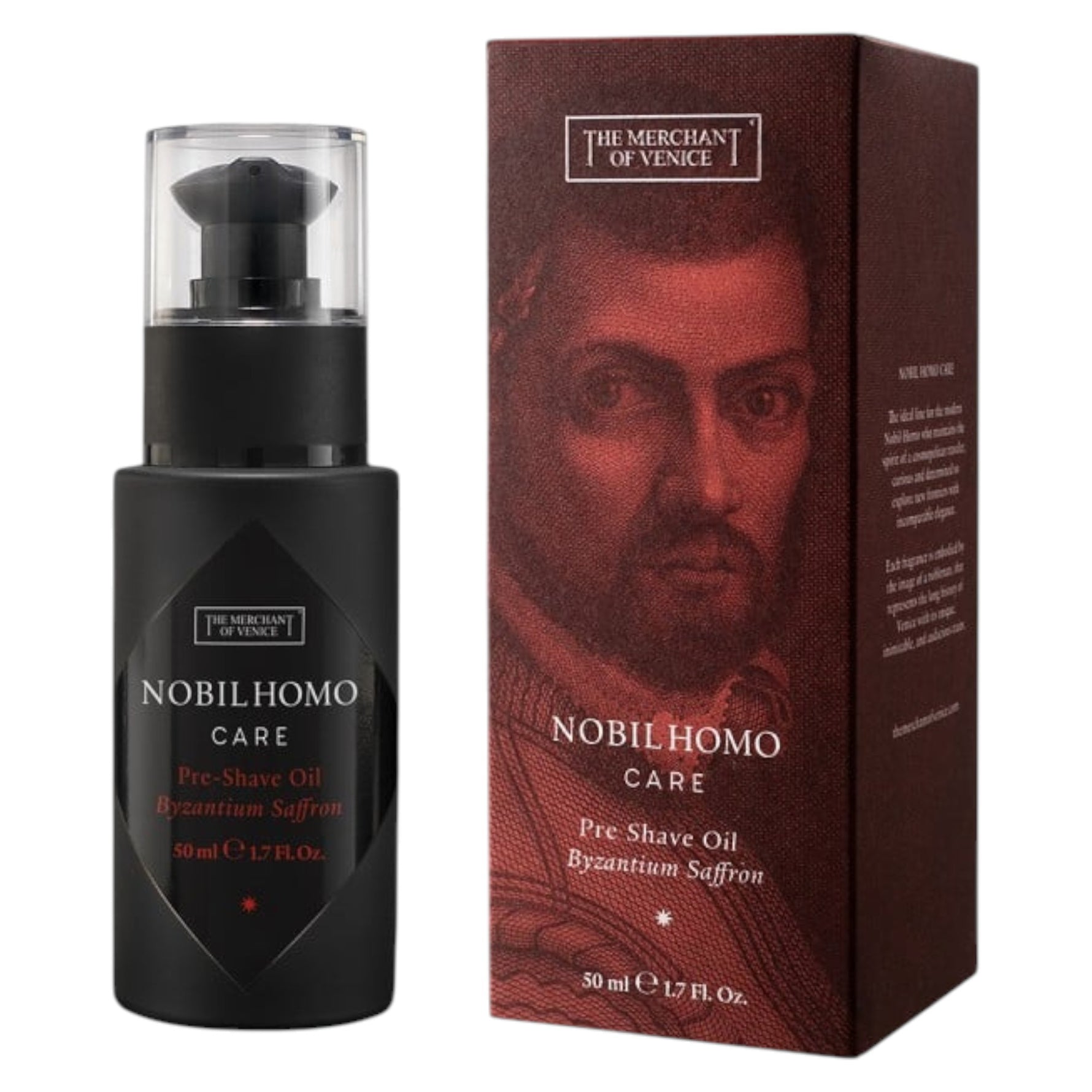 The Merchant Of Venice, Byzantium Saffron, Ulei de măsline, Hidratant și emolient, Ulei pre-ras, 50 ml