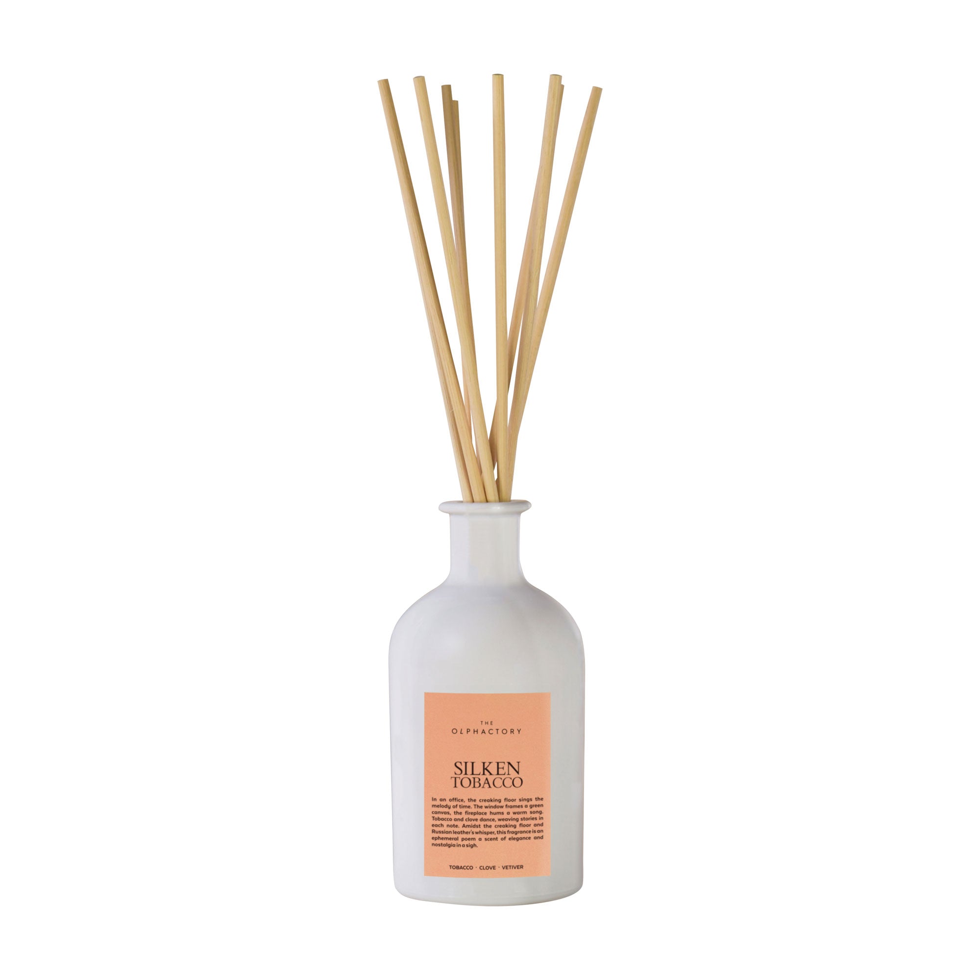 The Olphactory, Silken Tobacco, Fragrance Sticks, Aroma Reed Diffuser, 250 ml