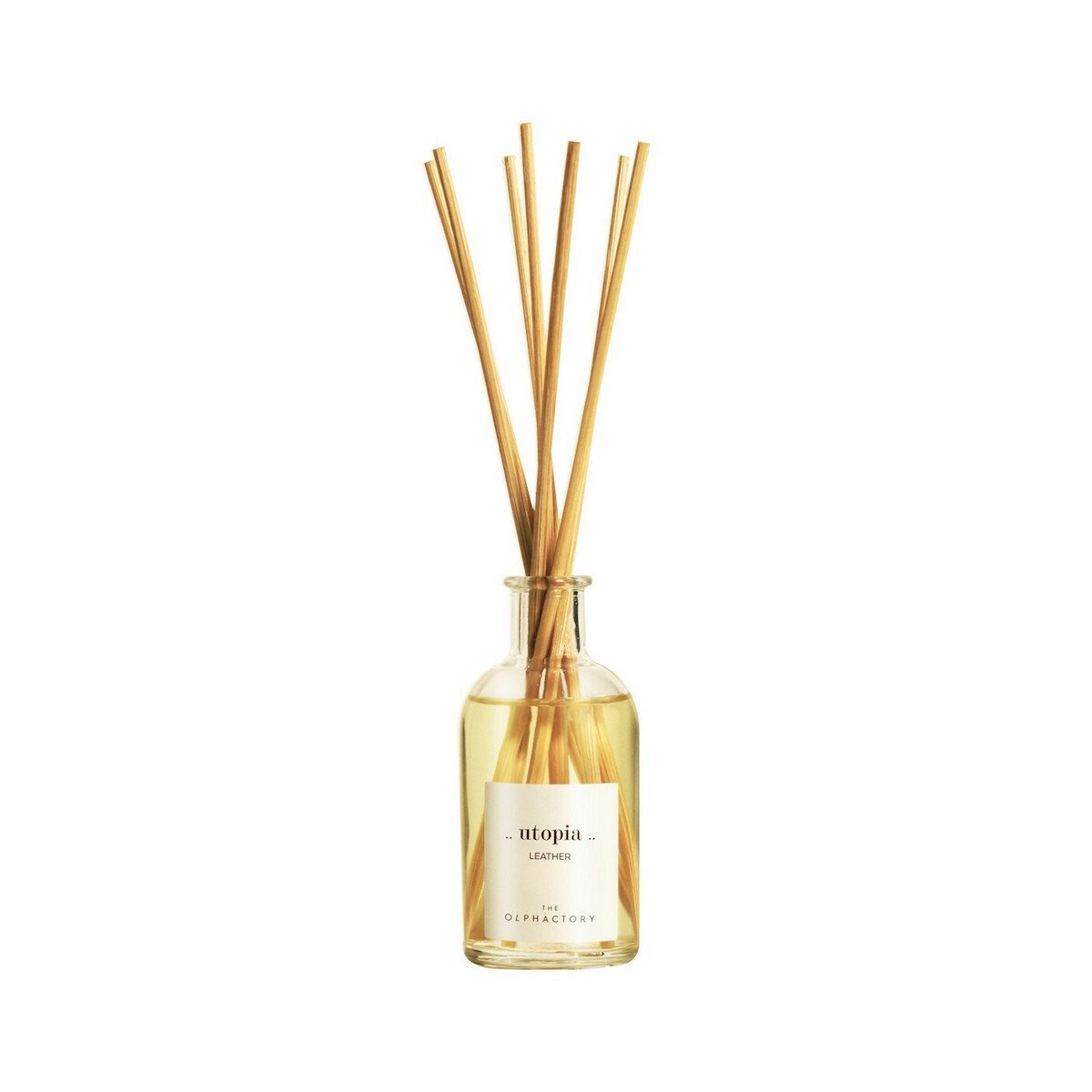 The Olphactory, Utopia Leather, Bețișoare parfumate, Difuzor de aromă cu bețișoare, 100 ml