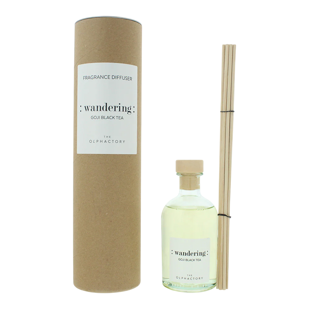 The Olphactory, Wandering Goji Black Tea, Fragrance Sticks, Aroma Reed Diffuser, 250 ml
