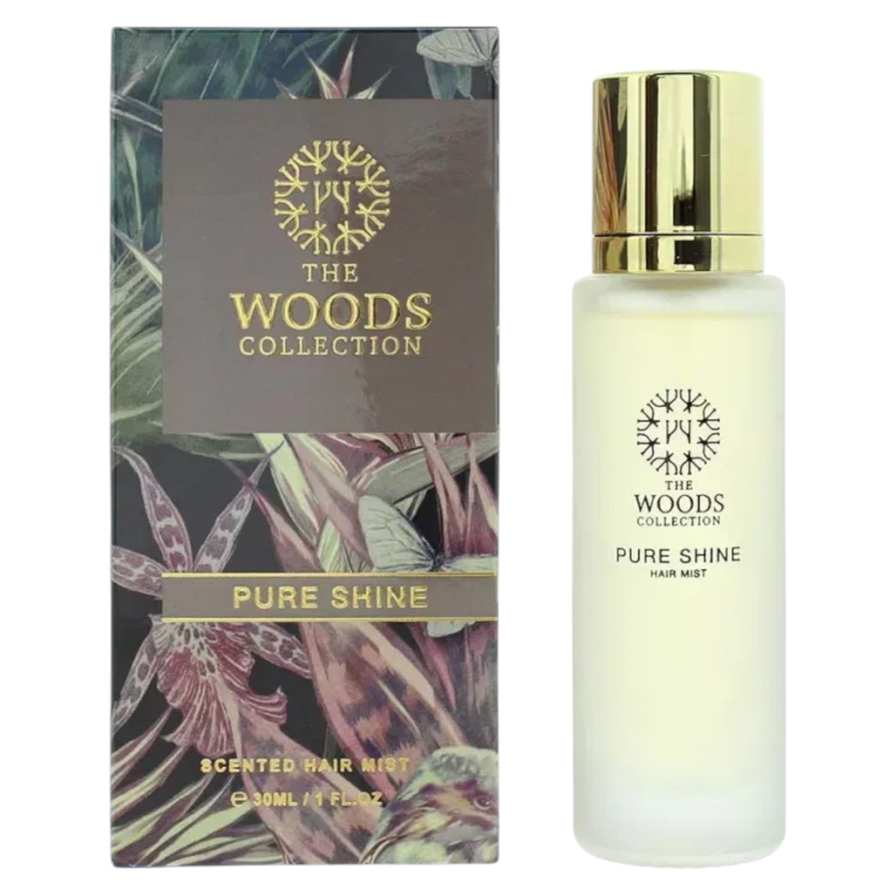 The Woods Collection, Pure Shine, Ceață parfumată pentru păr, Pentru femei, Ananas, 30 ml