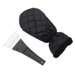 Set Manusa si Racleta pentru Zapada, Flippy, Impermeabila, Izolatie de Bumbac, 31 x 15 cm, Negru
