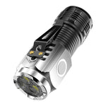 Lanterna cu 3 Nuclee Led, Flippy, Incarcare USB, Autonomie 4-20h, Raza Maxima 100-200 m, 5W, 4 x 4 x 9 cm, Suport de
