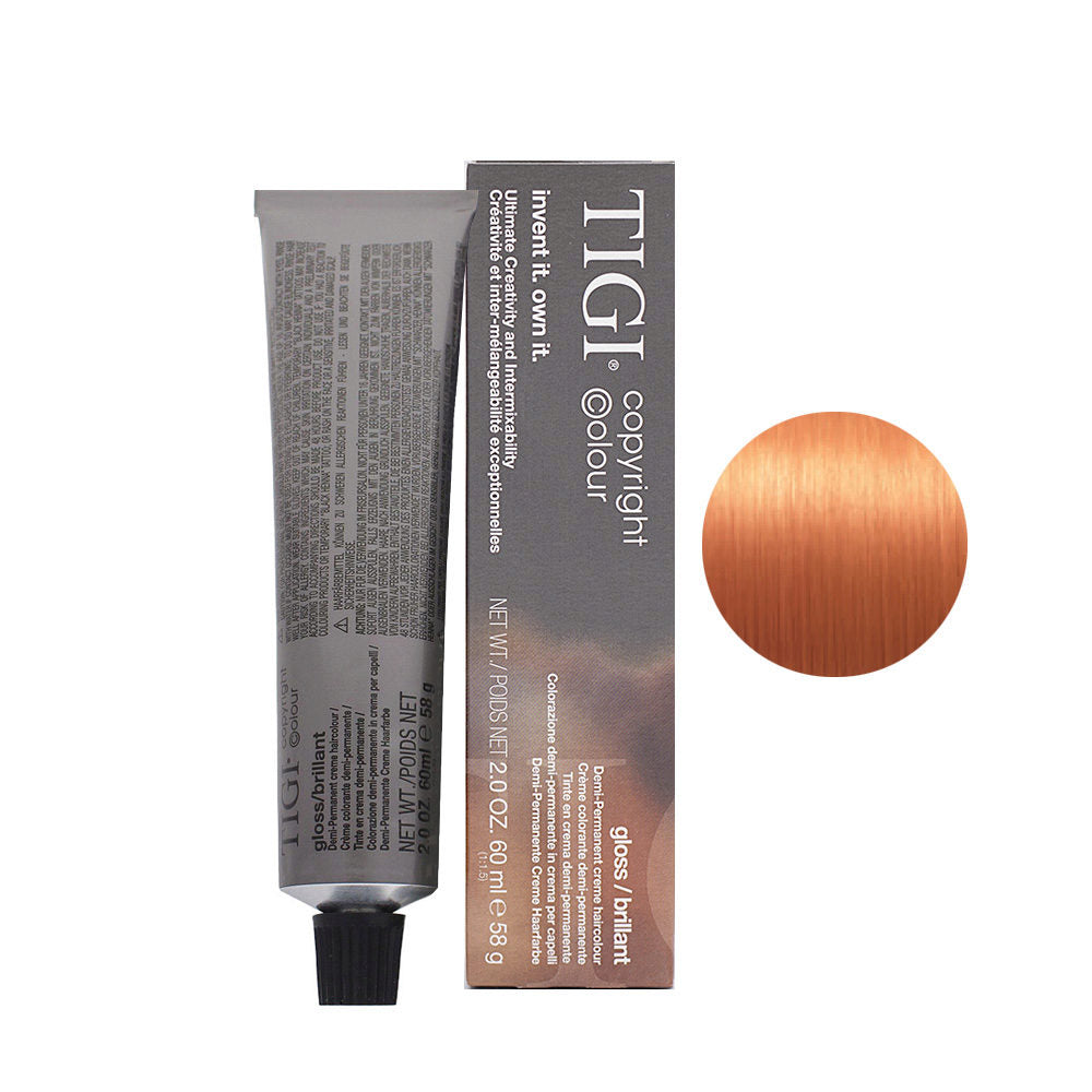 Tigi, Colour Gloss, Vopsea de păr semi-permanentă, 7/44 Medium Blonde Copper Intensive, 60 ml - Olmarkt