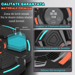 Tinta Lovituri Box Montabil pe Perete, Flippy, Negru, Difuzor, Bluetooth, Iluminare LED, 41.5 x 6.5 x 42 cm, Manusi