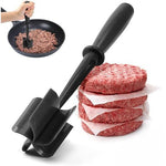 Tocator de Carne Manual, Flippy, cu Lama pentru Tocarea si Amestecarea Carnii, 28x6cm, cu 5 Lame Curbate, Rezistent la