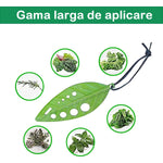 Tocator manual pentru ierburi Flippy, instrument de curatat frunze, tocator, margini ascutie, 9 gauri de diferite