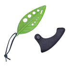 Tocator manual pentru ierburi Flippy, instrument de curatat frunze, tocator, margini ascutie, 9 gauri de diferite