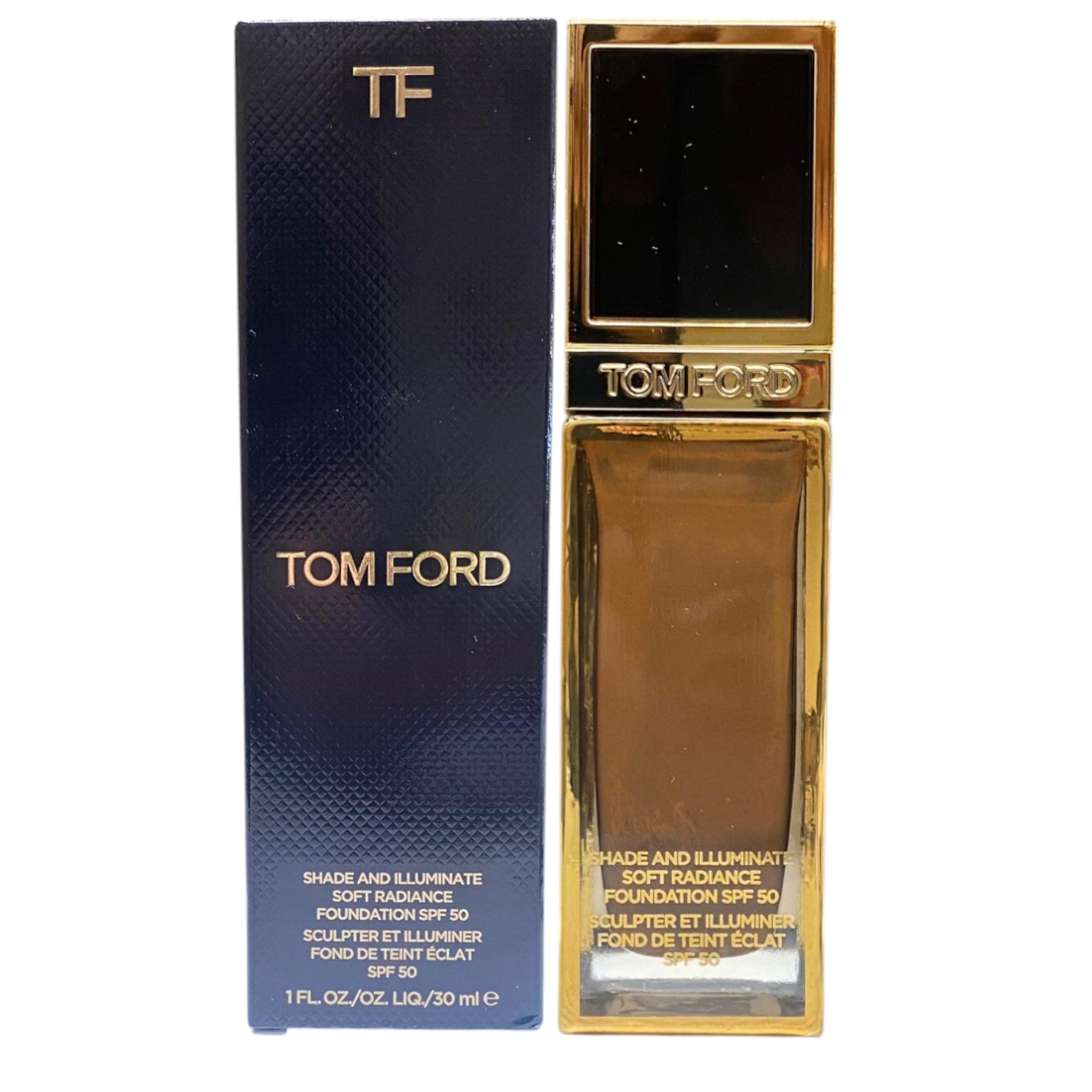 Tom Ford, Shade&Illuminate, Fond de ten lichid, 11,5, Ton auriu cald și profund, 30 ml - Olmarkt
