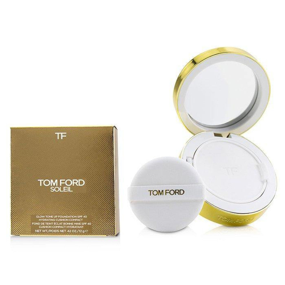 Tom Ford, Soleil Glow Tone Up, Fundație compactă, 7,8, Bronz călduros, SPF 40, Reumplere, 12 g - Olmarkt