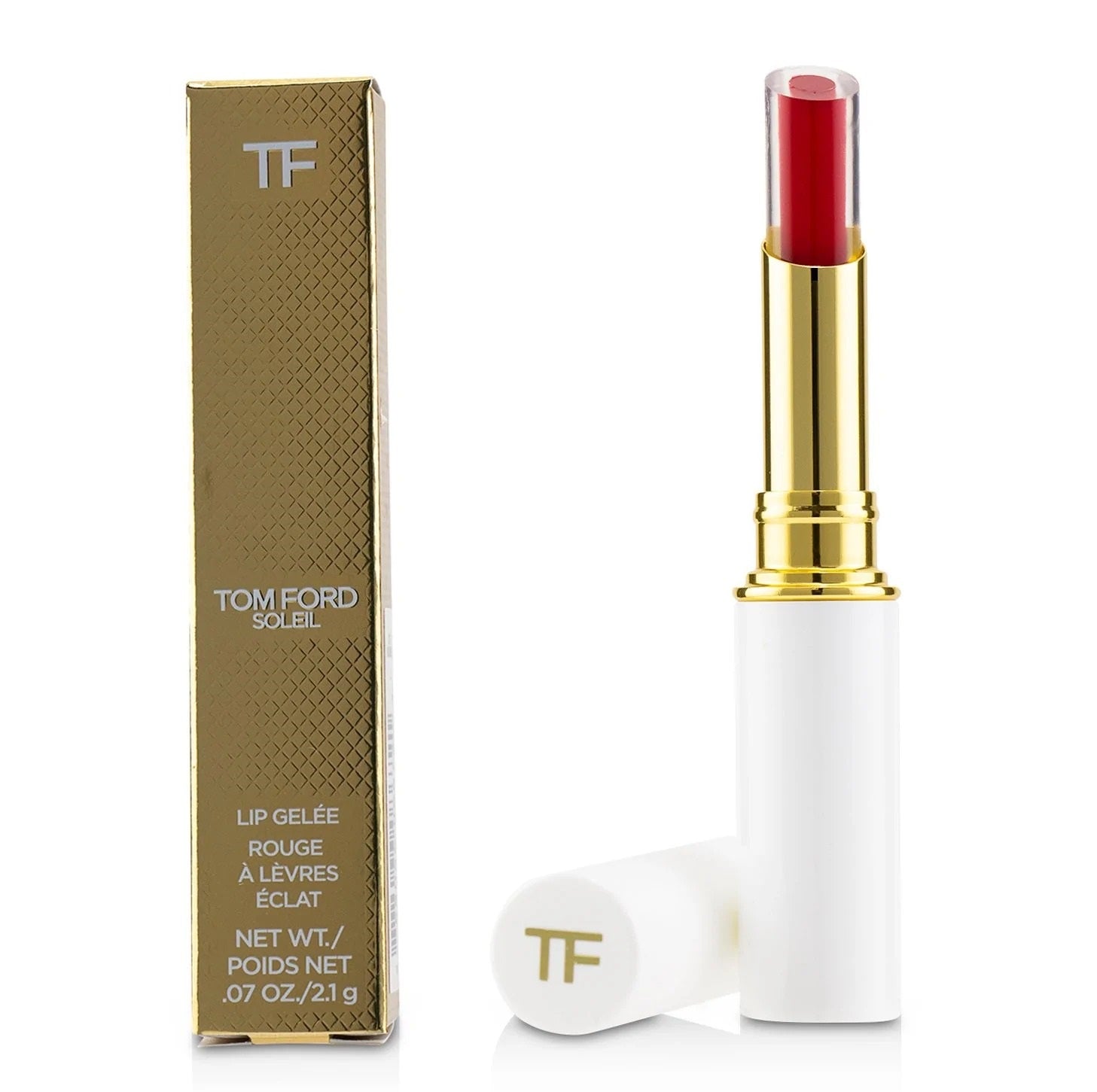 Tom Ford, Soleil, Ruj cremos, Z08, Roșu strălucitor, 2.1 g - Olmarkt