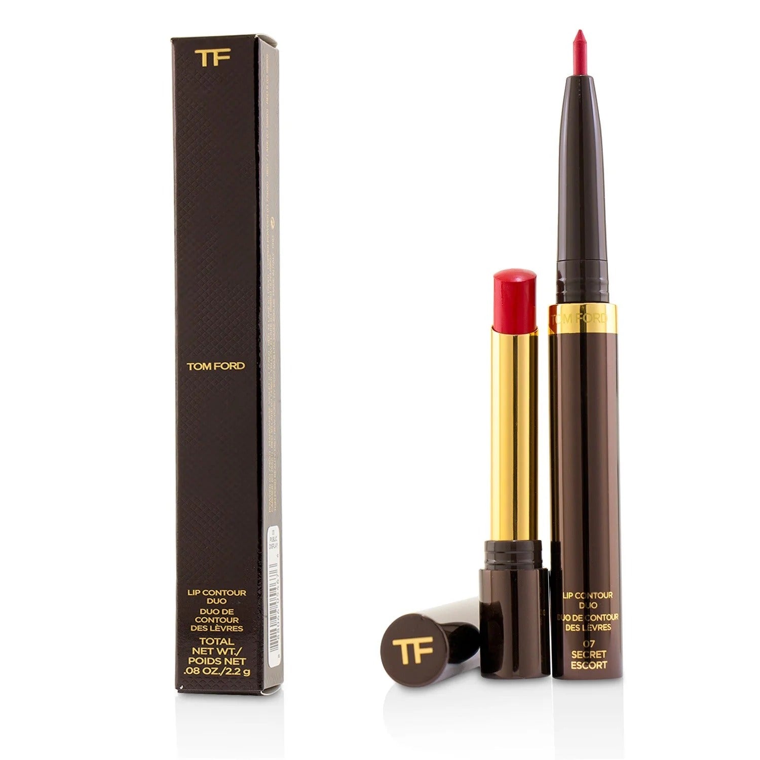 Tom Ford, Tom Ford, Cu două capete, Creion de buze, 07, Escortă secretă, 2.2 g - Olmarkt