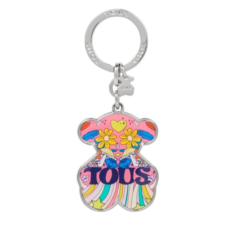 Tous, Magic Flowers Bear, Breloc de metal - Olmarkt