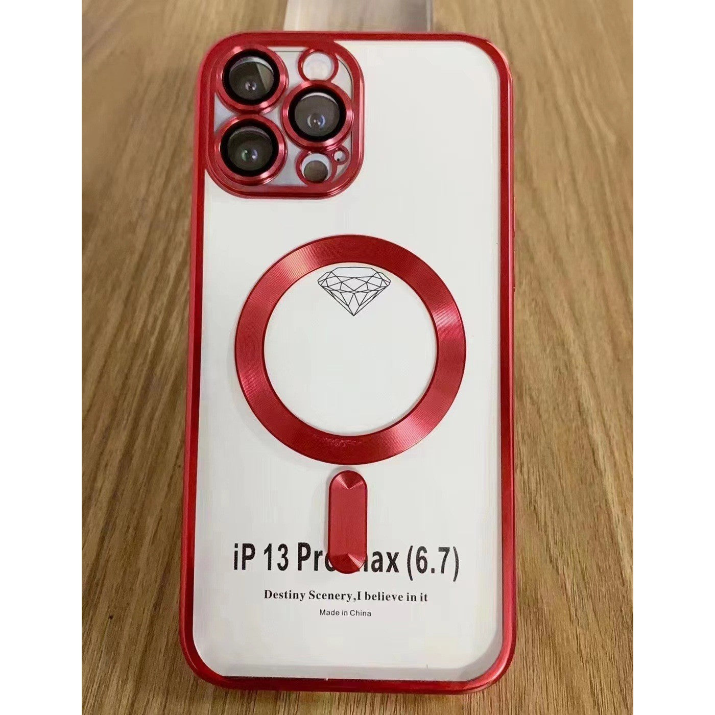 Husa MagSafe pentru Apple iPhone 14, Full Cover, Protectie camera, Margini colorate Electroplating, Magnetica,
