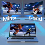 Transmitator si Receptor HDMI Wireless Minix C1 Plus Full HD 1080P USB-C max. 50m negru REC-HDMI-C1P-MNX