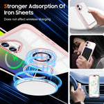 Husa de Protectie TPU, Flippy, pentru iPhone 16, Anticadere, cu Incarcare Wireless, Tehnologie Magsafe, Inel Magnetic