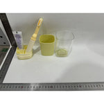 Cana Multifunctionala pentru Voiaj, Flippy, cu Functii de Depozitare si Suport Articole Igiena Dentara, 13 x 6.8 x 6