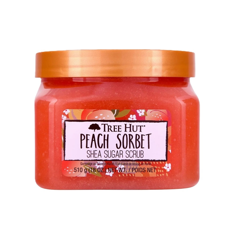 Set cadou, Tree Hut, Peach Sorbet, Exfoliere, Exfoliant pentru corp, 510 ml