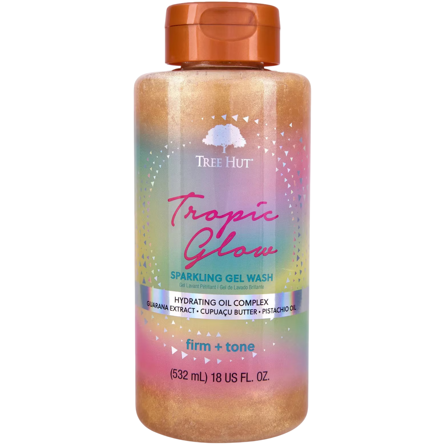 Tree Hut, Tropic Glow, Sclipitor, Gel de duș, Corp, Pentru toate tipurile de piele, 532 ml