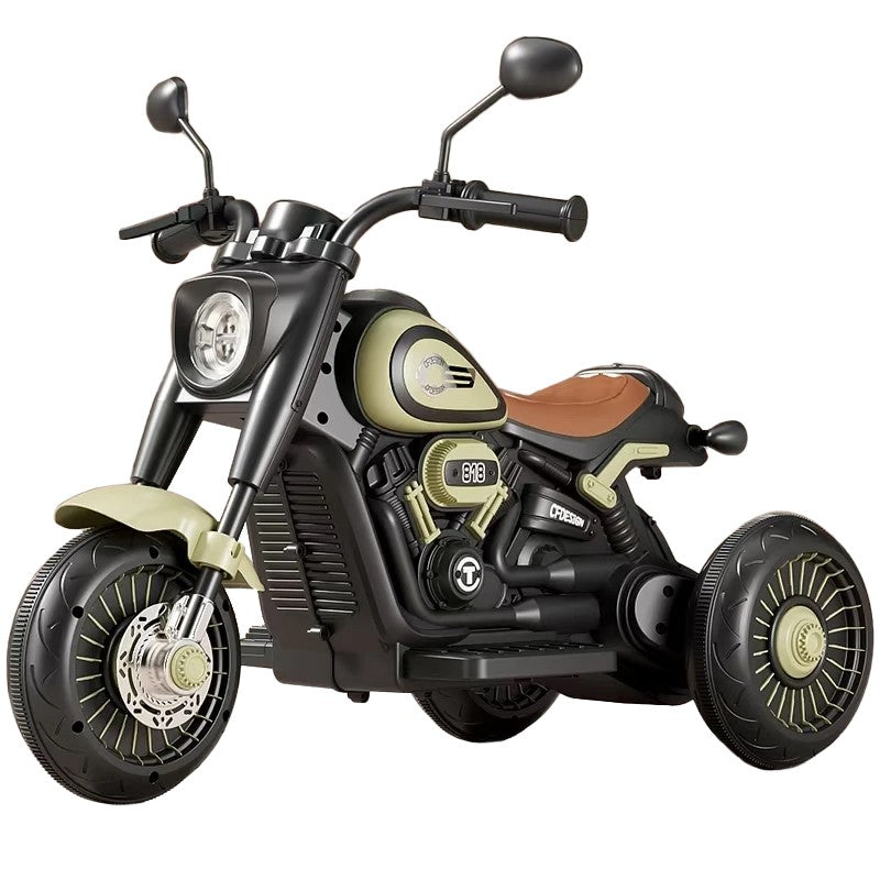 Tricicleta Electrica pentru Copii, Flippy, Tricicleta DUAL-DRIVE 380*2 Baterie 6V 4.5, Bluetooth, Sistem