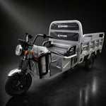 Triciclu Electic de Marfa Chuanqi, Saige, Fara Permis, Motor 1600W, Baterie 72V32Ah, Autonomie 60km, 250x88x115 cm,