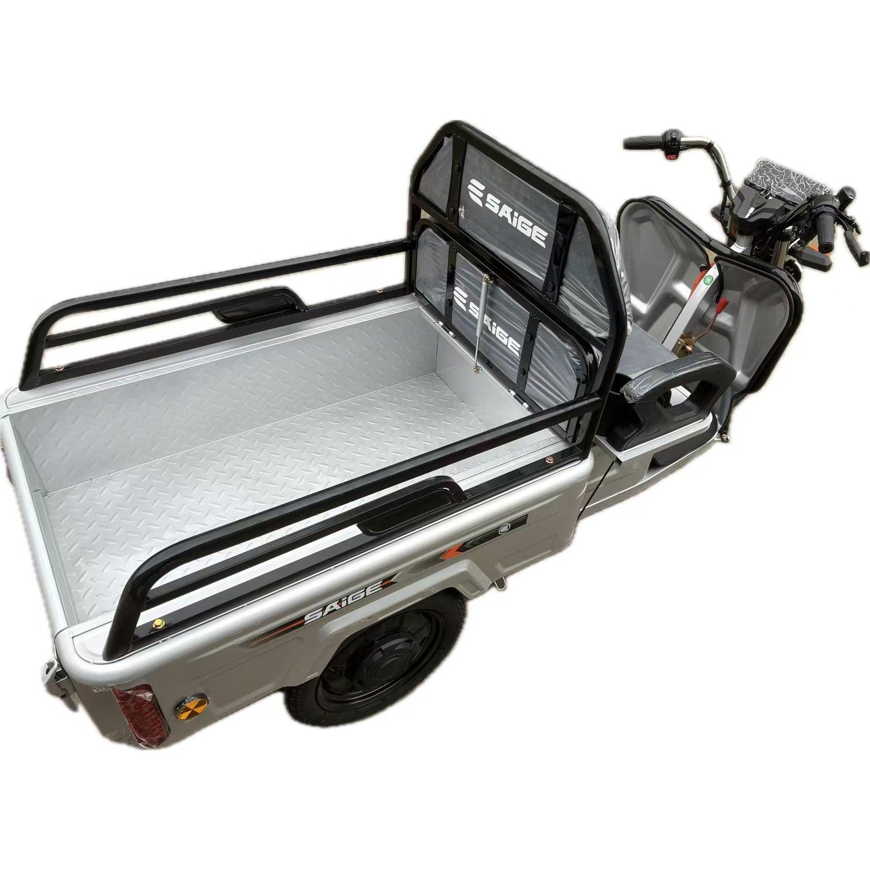 Triciclu Electric de Marfa XPB, Saige, Viteza Maxima 25 km/h, Motor 1600W, Baterie 60V/20Ah, Fara Permis,