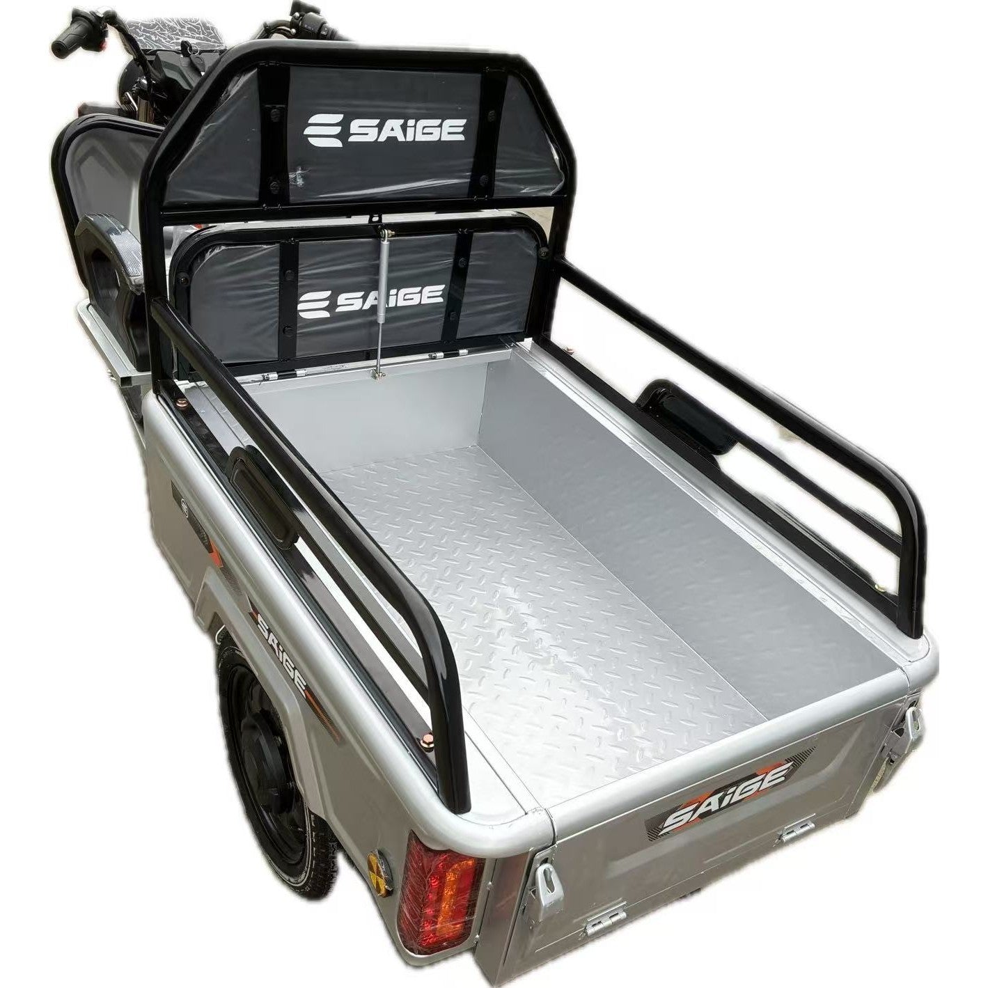 Triciclu Electric de Marfa XPB, Saige, Viteza Maxima 25 km/h, Motor 1600W, Baterie 60V/20Ah, Fara Permis,