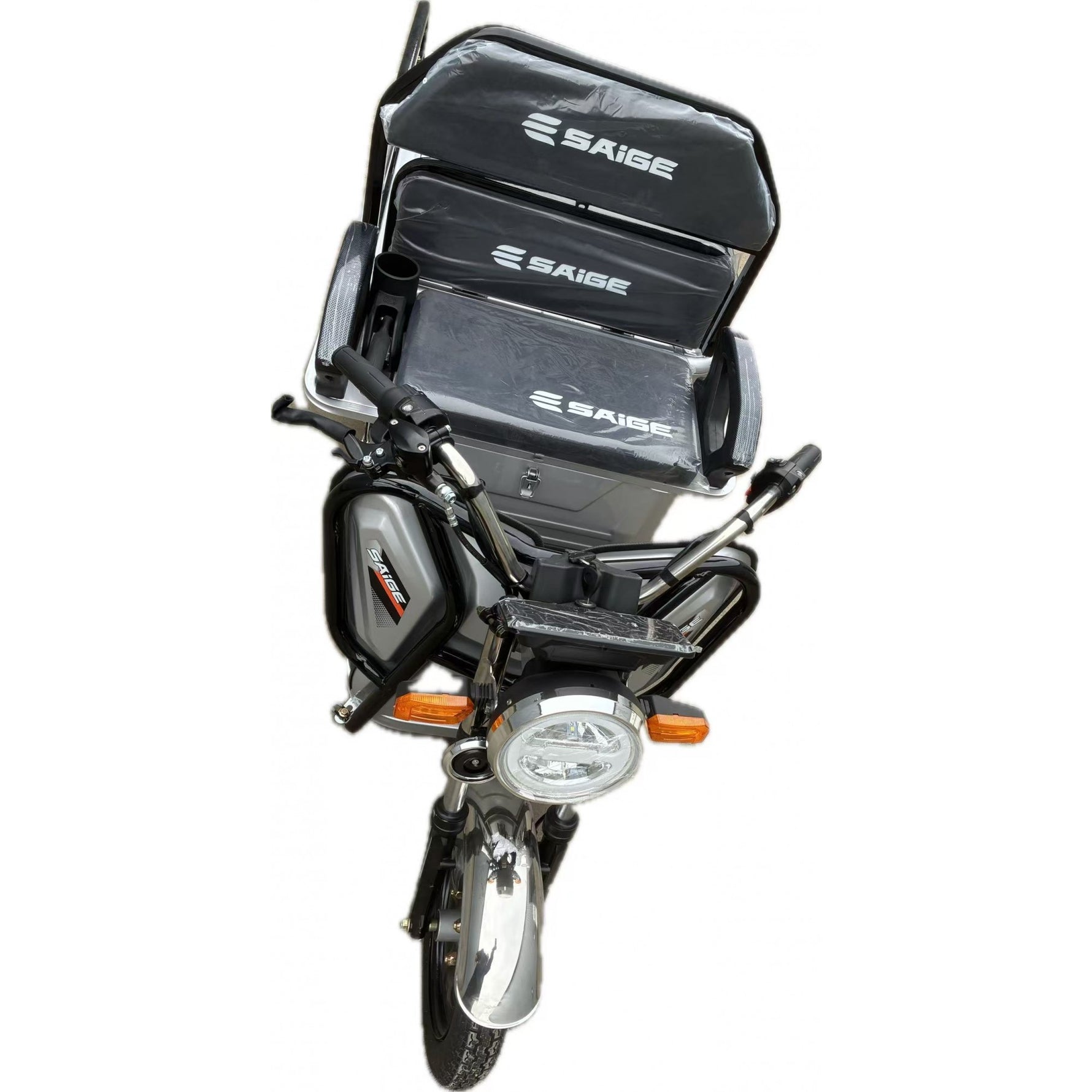 Triciclu Electric de Marfa XPB, Saige, Viteza Maxima 25 km/h, Motor 1600W, Baterie 60V/20Ah, Fara Permis,