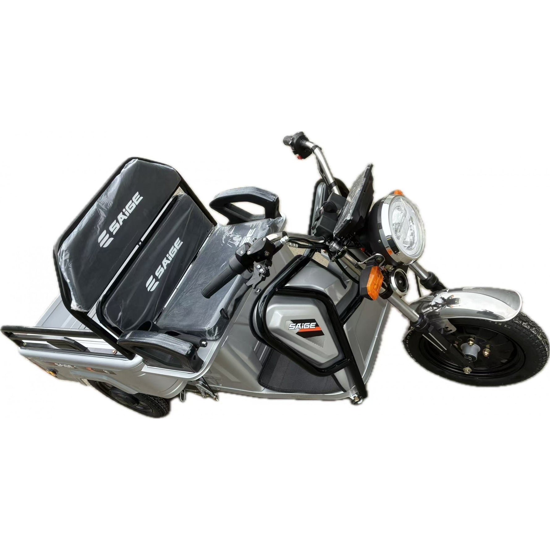 Triciclu Electric de Marfa XPB, Saige, Viteza Maxima 25 km/h, Motor 1600W, Baterie 60V/20Ah, Fara Permis,