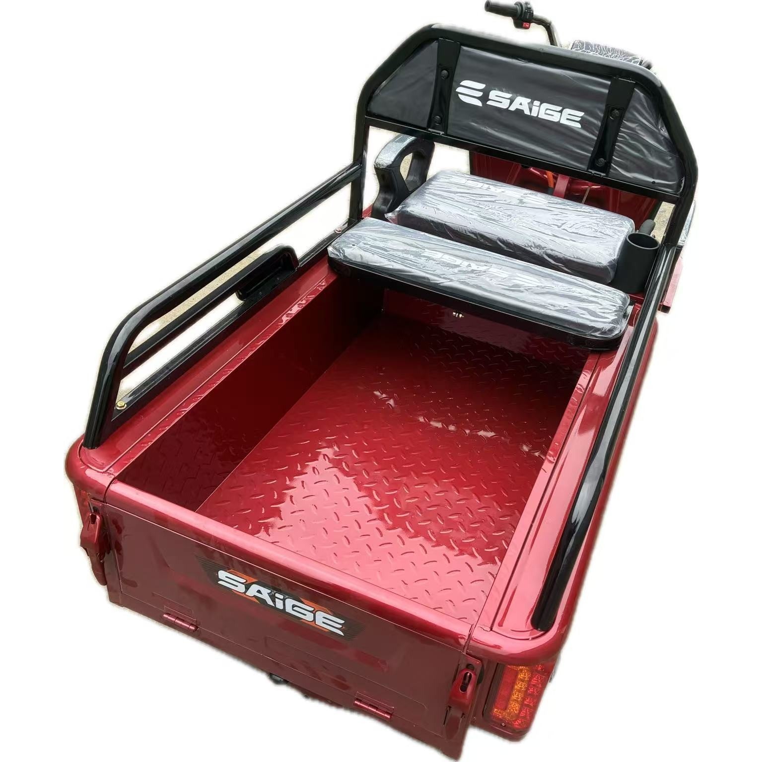 Triciclu Electric de Marfa XPB, Saige, Viteza Maxima 25 km/h, Motor 1600W, Baterie 60V/20Ah, Fara Permis,