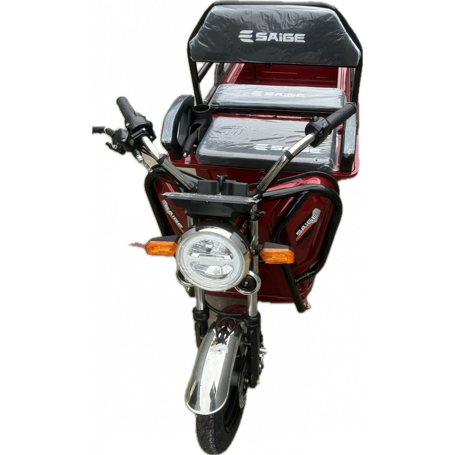 Triciclu Electric de Marfa XPB, Saige, Viteza Maxima 25 km/h, Motor 1600W, Baterie 60V/20Ah, Fara Permis,