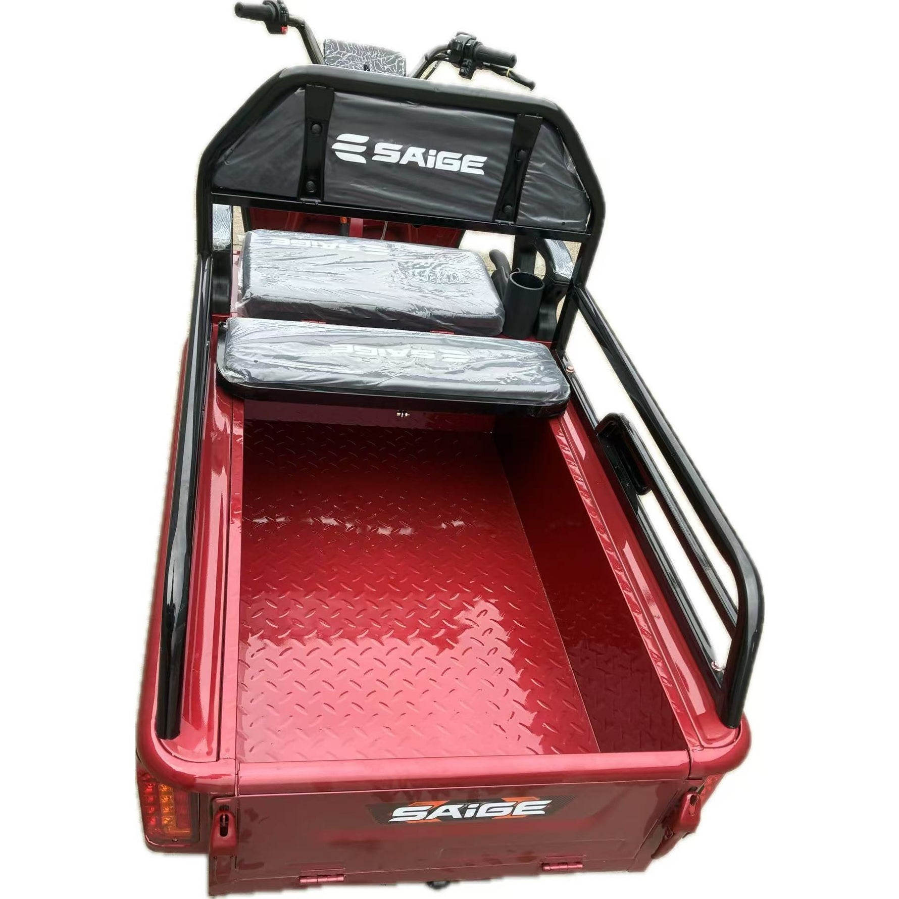 Triciclu Electric de Marfa XPB, Saige, Viteza Maxima 25 km/h, Motor 1600W, Baterie 60V/20Ah, Fara Permis,