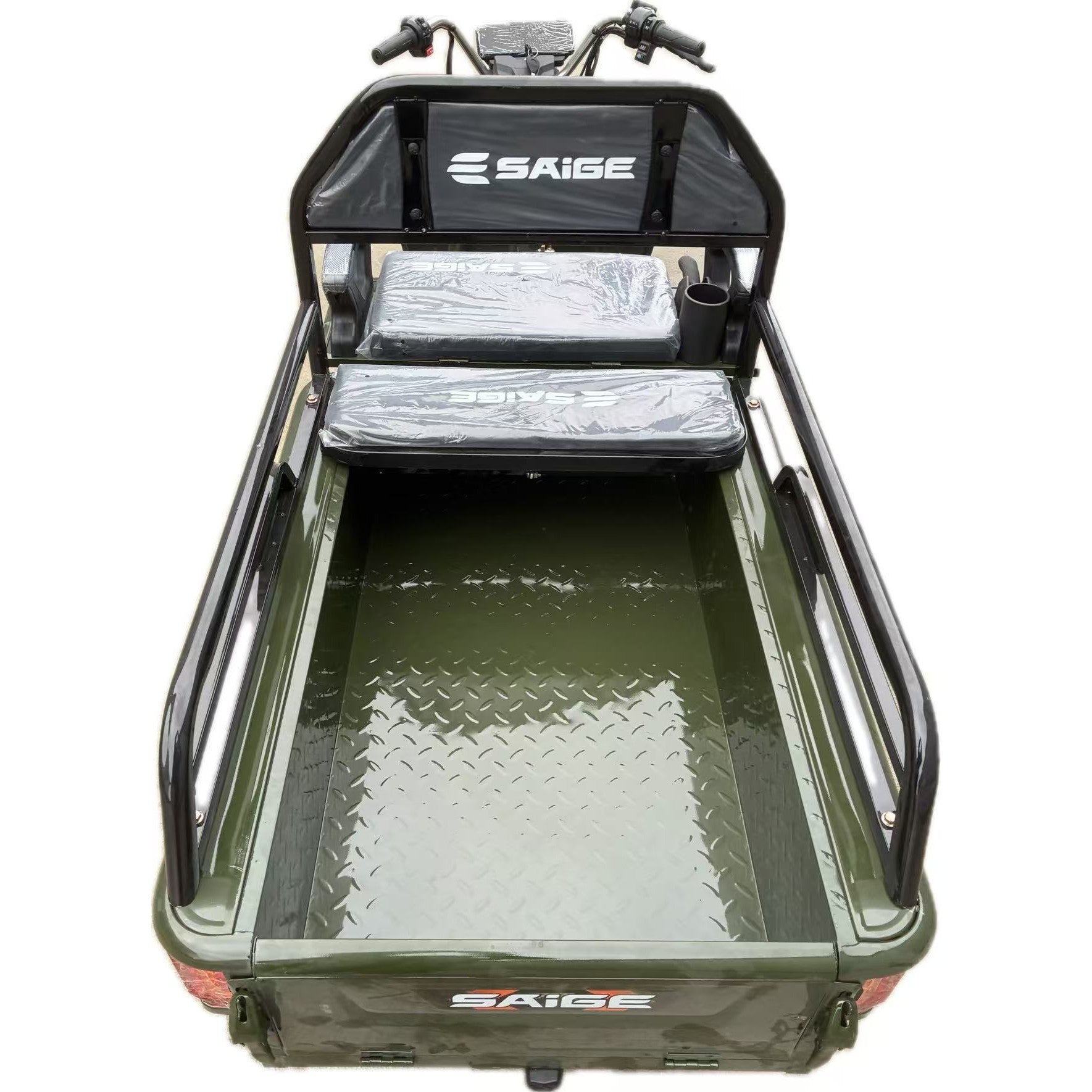 Triciclu Electric de Marfa XPB, Saige, Viteza Maxima 25 km/h, Motor 1600W, Baterie 60V/20Ah, Fara Permis,