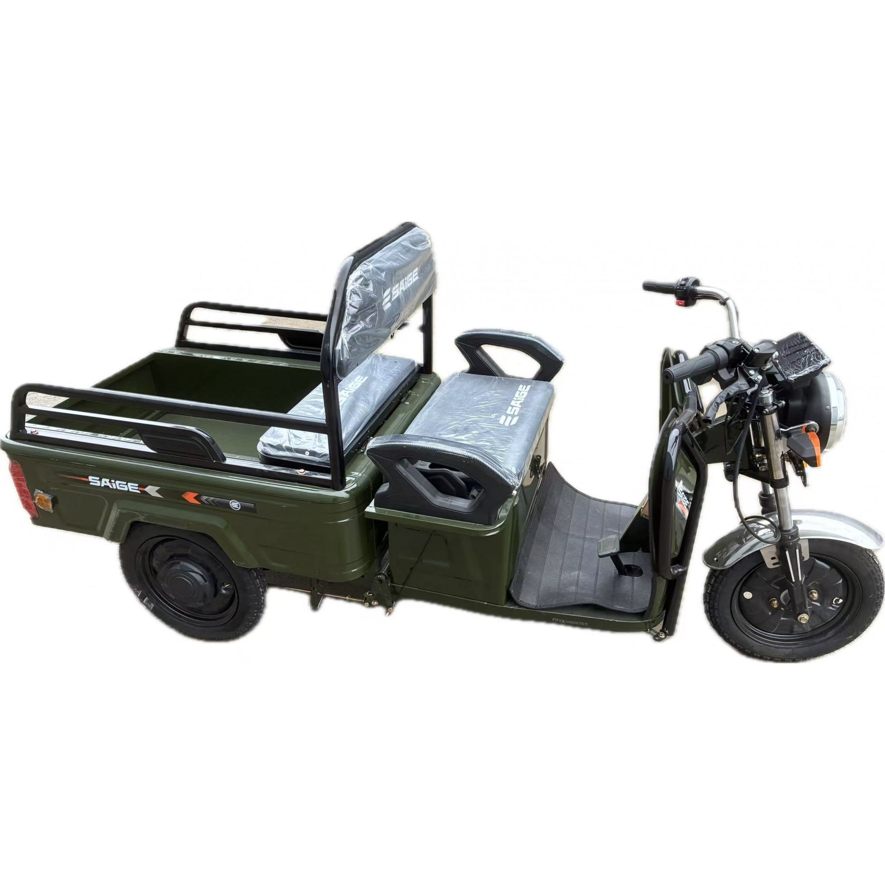 Triciclu Electric de Marfa XPB, Saige, Viteza Maxima 25 km/h, Motor 1600W, Baterie 60V/20Ah, Fara Permis,